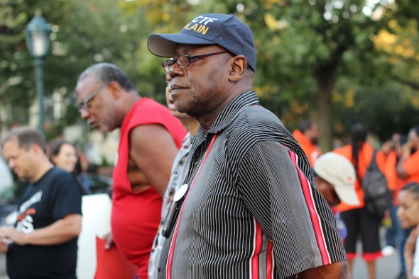 Febe Kennedy who marched with Dr.Martin Luther King believes that the youth need to learn respect and love before any real change can happen. Photo by Taisha Henry