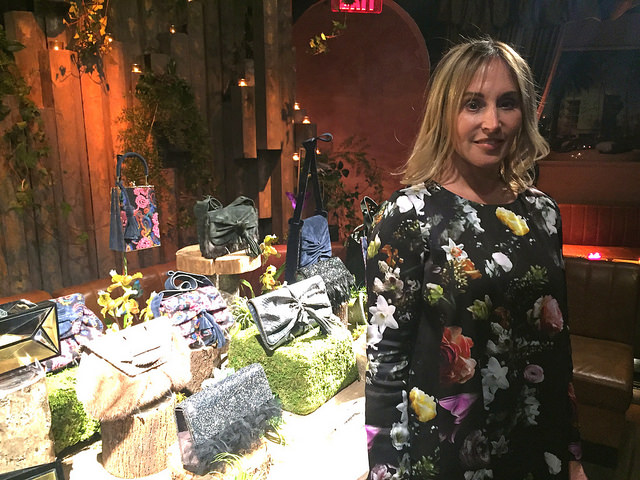 Handbag designer Jill Haber launches her latest line, 'The Enchanted Forest,' at a cocktail launch in 63 Gansevoort in New York City. Photo by Eugene Santos